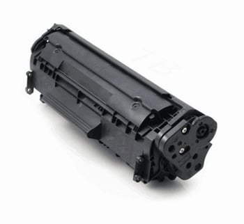 Compatible HP Q2612A (HP 12A) Black Laser Toner Cartridge (MICR Toner for Check Printing)