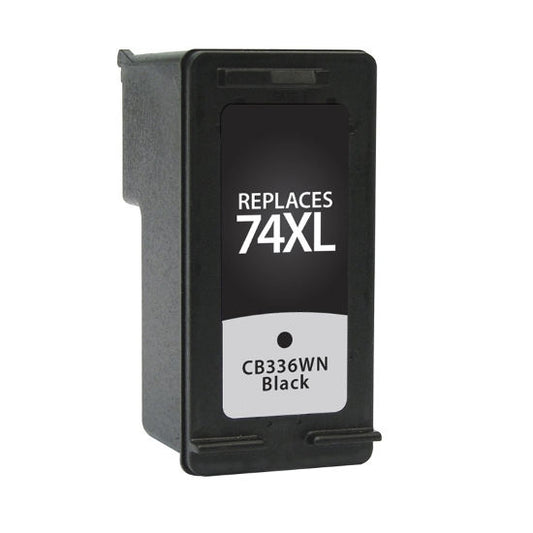 Remanufactured HP High Yield Black Ink Cartridge for CB336WN / HP 74XL