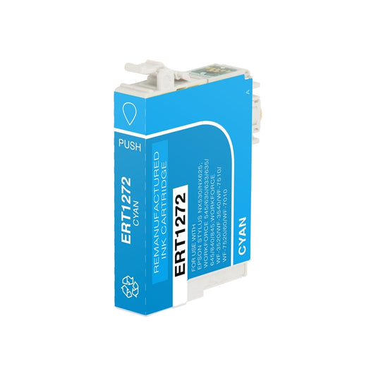 Remanufactured Replacement for Epson T127220 (T1272) Extra High Capacity Cyan Ink Cartridge