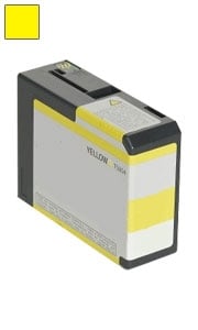 Remanufactured Epson T580400 Pigment Yellow Ink Cartridge