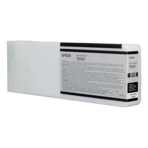 Remanufactured High Yield 700ml Photo Black Ink Cartridge for Epson T636100