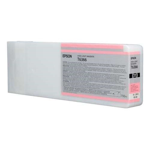 Remanufactured High Yield 700ml Light Magenta Ink Cartridge for Epson T636600