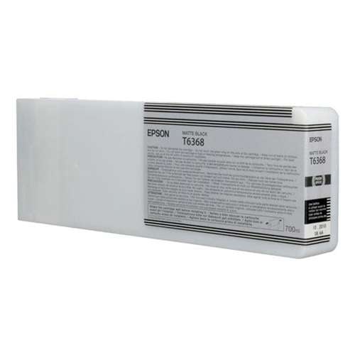 Remanufactured High Yield 700ml Matte Black Ink Cartridge for Epson T636800