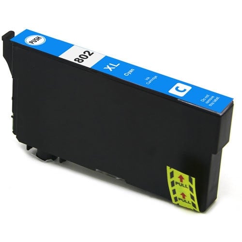 Remanufactured Epson 802 Ink High Yield Cyan (802XL) – T802XL220
