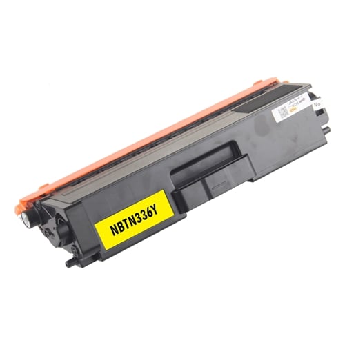 Compatible Brother TN336Y High Yield Yellow Laser Toner Cartridge