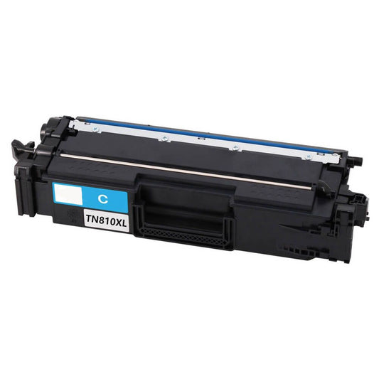 Compatible Brother TN810XL Cyan Toner Cartridge - TN810XLC - High Yield