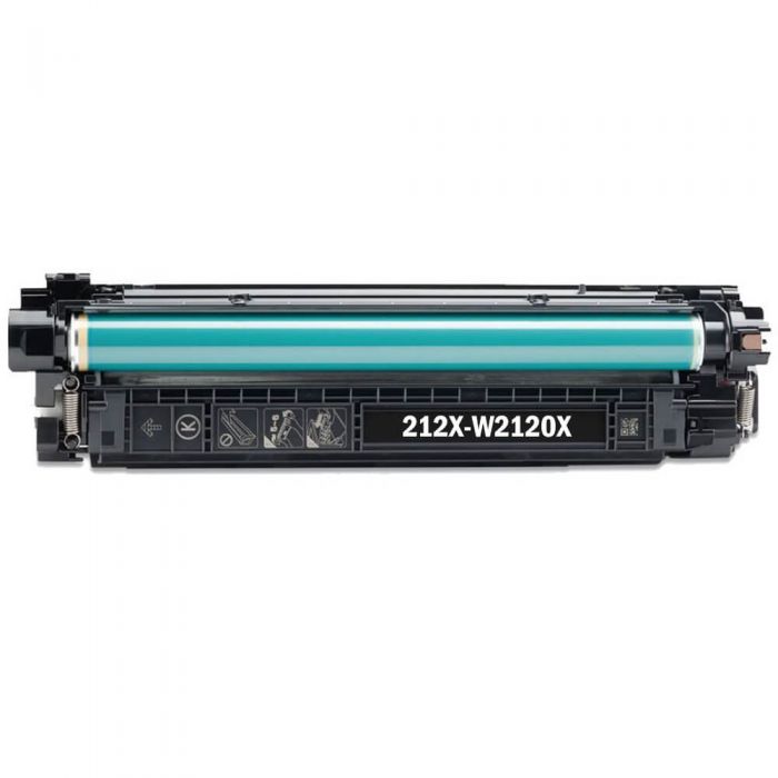 Compatible HP W2120X (HP 212X) High Yield Black Toner Cartridge (13,000 Page Yield) (No Chip)