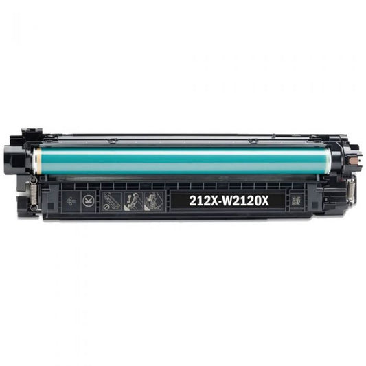 Compatible HP W2120X (HP 212X) High Yield Black Toner Cartridge (13,000 Page Yield) (No Chip)