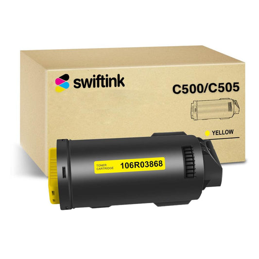 Compatible Xerox VersaLink C500, C505 Yellow Extra High-Yield Toner Cartridge (106R03868)