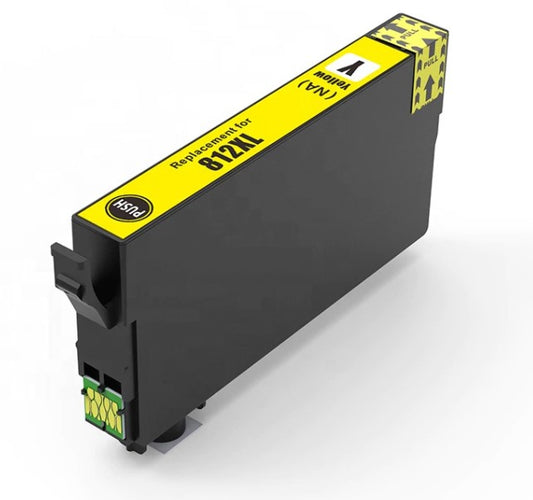 Remanufactured Epson 812XL Ink High Yield Yellow Ink Cartridge - T812XL420