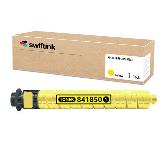 Compatible Ricoh 841850 Yellow Laser Toner Cartridge