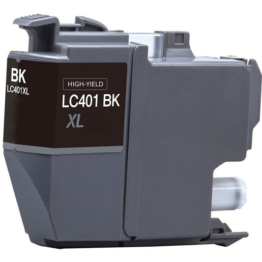 Compatible Brother LC401XLBK Black High Yield Ink Cartridge