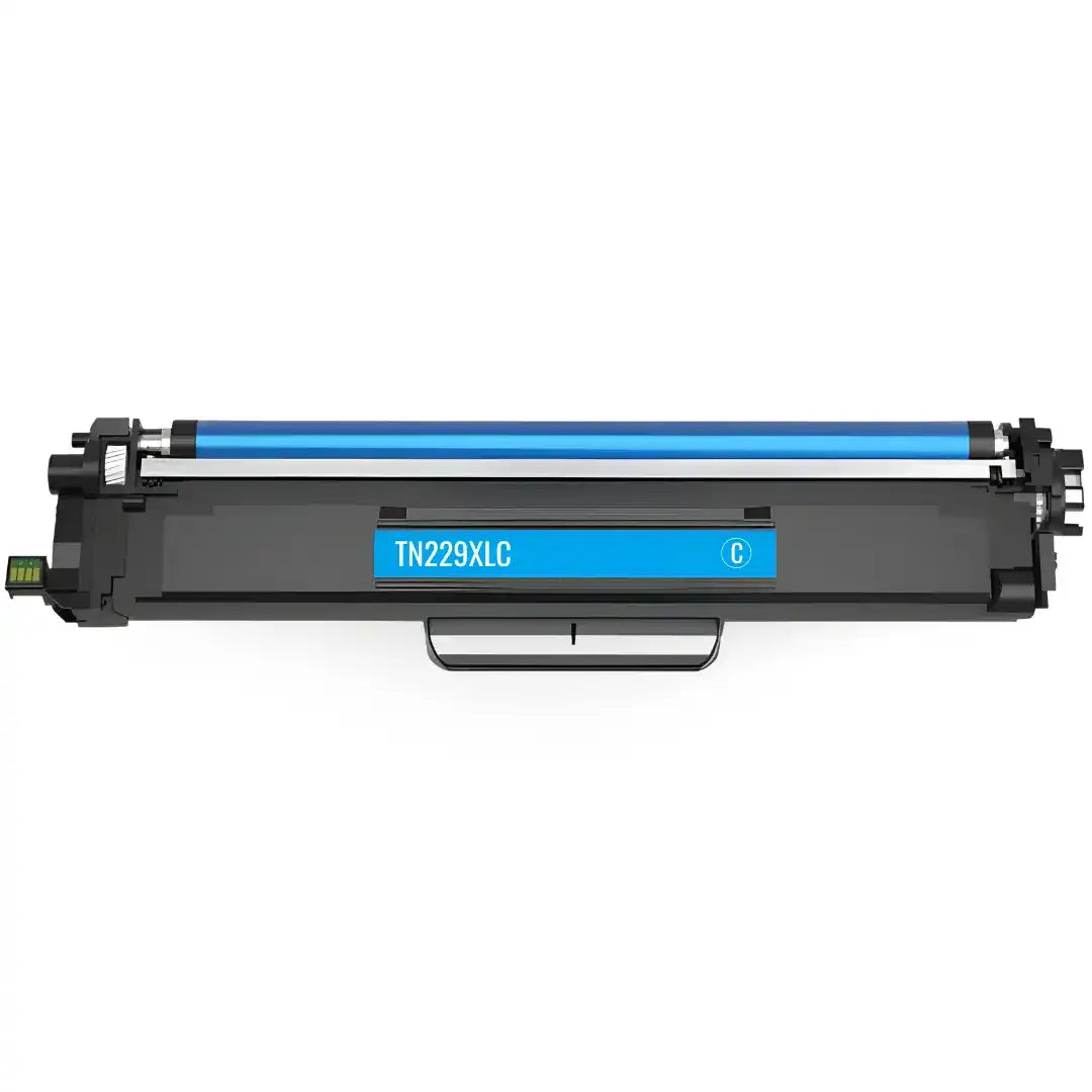 Compatible Brother TN229XLC High Yield Cyan Toner Cartridge (2300 Page Yield)