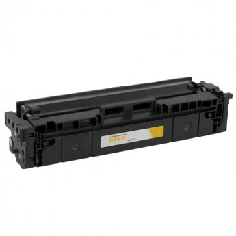Compatible canon 054h high yield yellow toner 3025c001, (2,300 page yield)