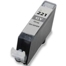 Compatible canon cli-221 gray ink cartridge w/ chip