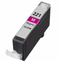 Compatible canon cli-221 magenta ink cartridge w/ chip
