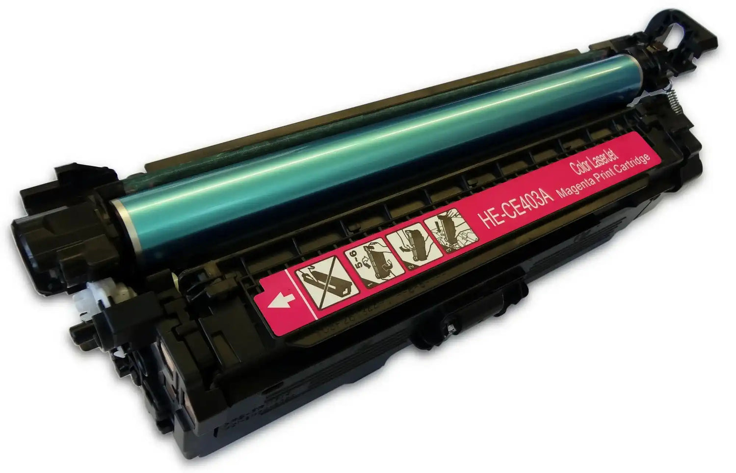 Remanufactured Hewlett Packard CE403A (HP 507A) Magenta Laser Toner Cartridge