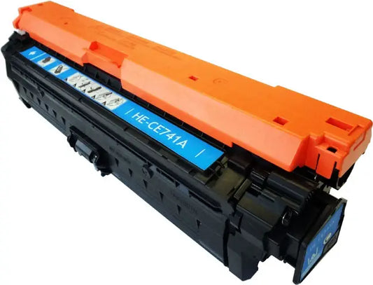 Compatible 307A CE741A Cyan Toner Cartridge