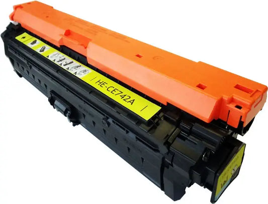 Compatible 307A (CE742A) Yellow Toner Cartridge