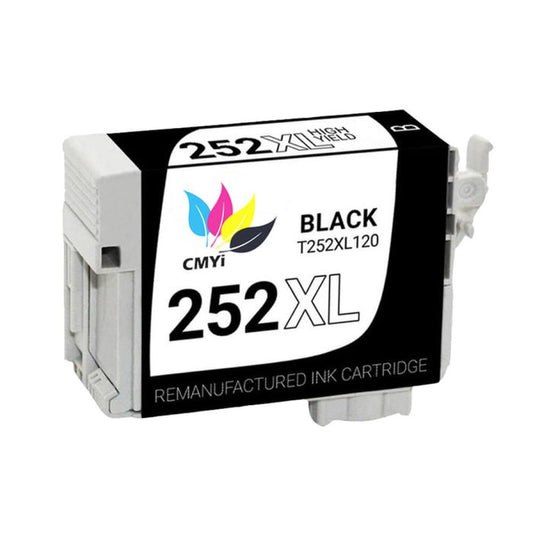 Remanufactured Epson 252XL High Yield Black Ink Cartridge – T252XL120