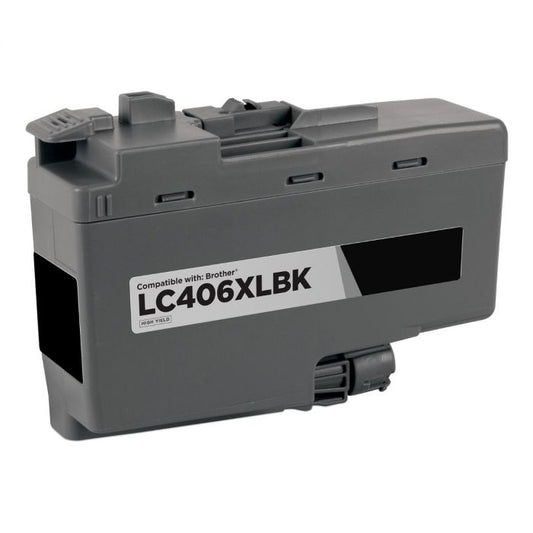 Compatible Brother LC406XLBK Black High Yield Ink Cartridge