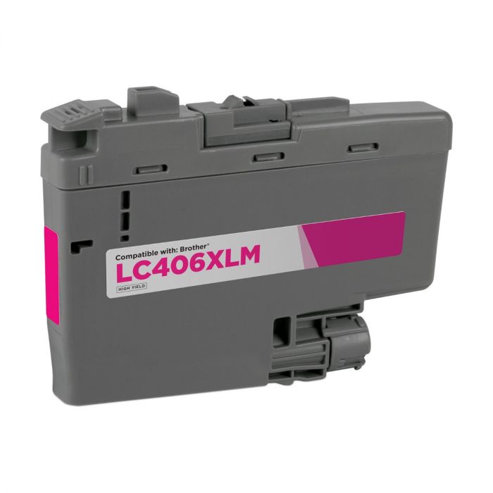Compatible Brother LC406XLM Magenta High Yield Ink Cartridge