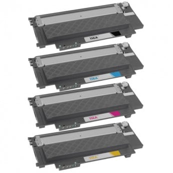 Compatible hp 116a toner cartridge 4-piece combo pack