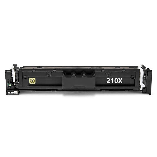 Compatible HP 210X High-Yield Yellow LaserJet Toner Cartridge - W2102X