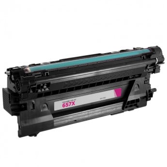 Compatible hp 657x (cf473x) high-yield magenta toner cartridge