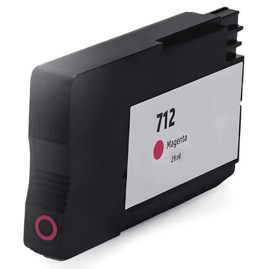 Remanufactured HP 712 29ml Magenta DesignJet Ink Cartridge, 3ED68A