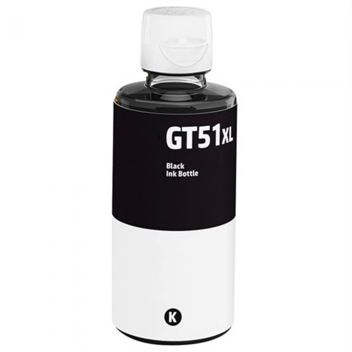 Compatible HP GT51XL (X4E40AA) High Yield Black Ink Bottle 135mL