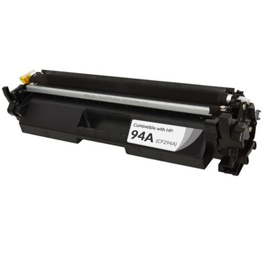 Compatible replacement for hp cf294a (hp 94a) black toner cartridge (1200 page yield)