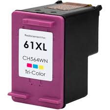 Remanufactured Hewlett Packard CH564WN / HP 61XL High Yield Color Ink Cartridge