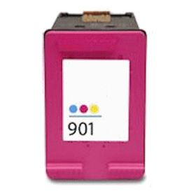 Remanufactured High Yield Color Ink Cartridge for HP 901XL / CC656AN