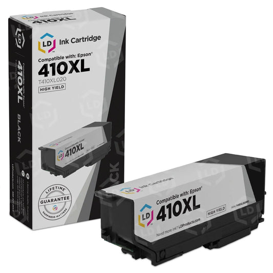 Remanufactured Epson T410XL020 410XL High Yield Black Ink Cartridge