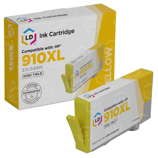 Compatible HP 910XL Yellow Ink Cartridge – High Yield (3YL64AN)