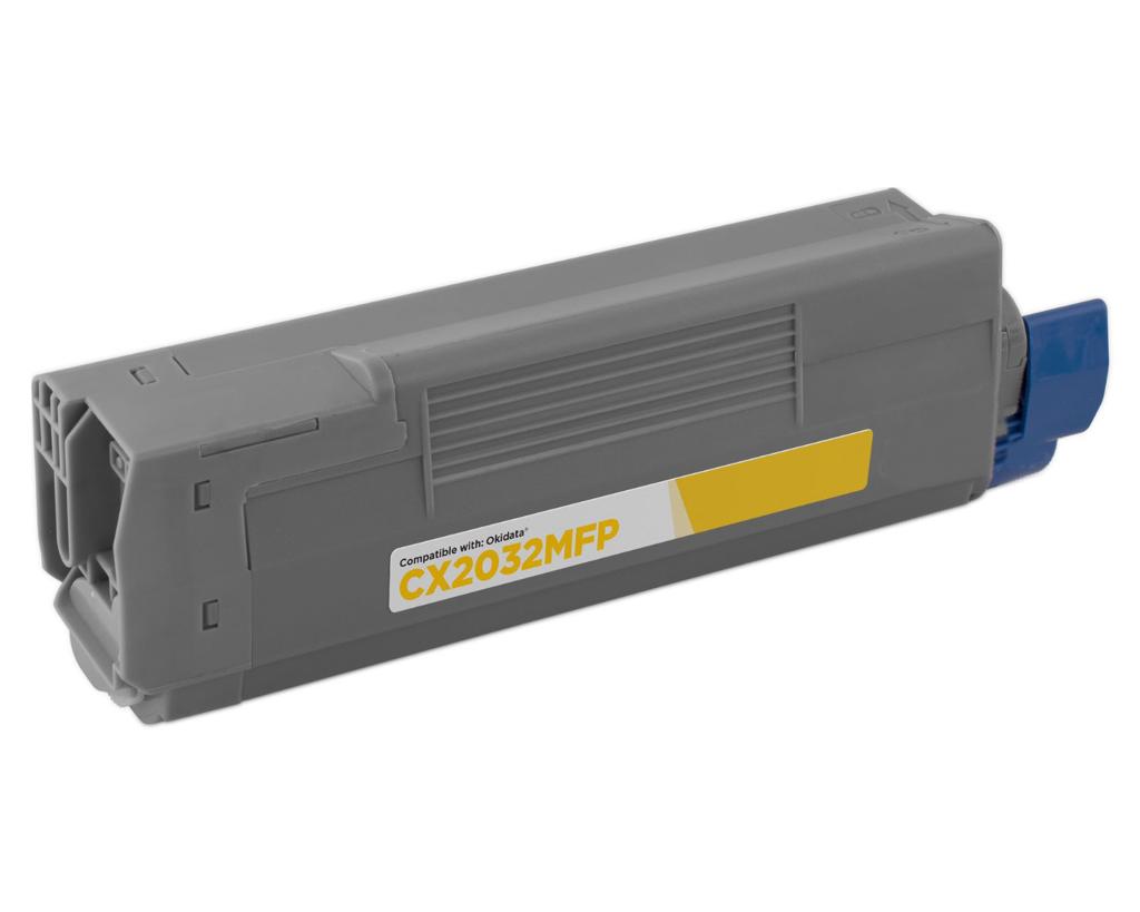 Compatible 43324474 Yellow Laser Toner Cartridge for Okidata CX2032 MFP (5K Page Yield)