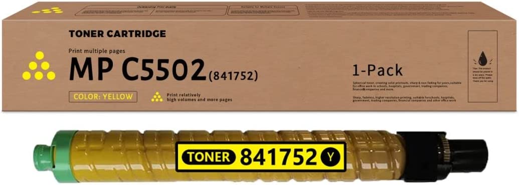 Compatible Yellow Toner Cartridge for Ricoh 841680 (841752)